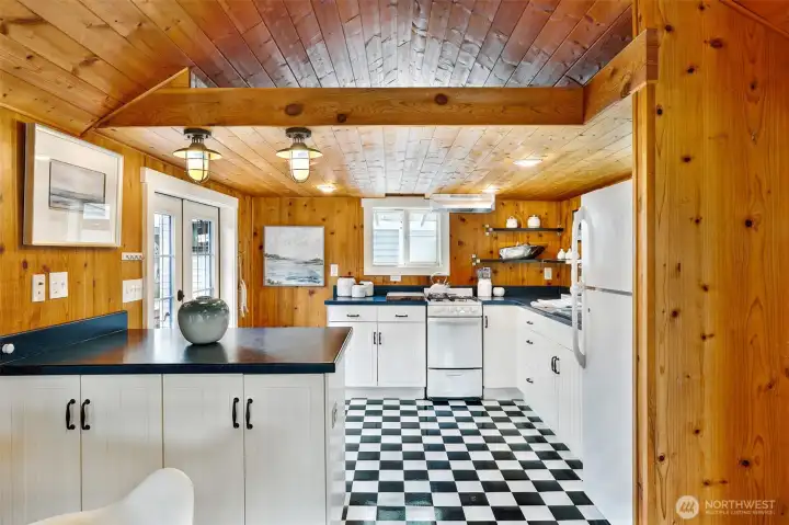 Storage above the kitchen