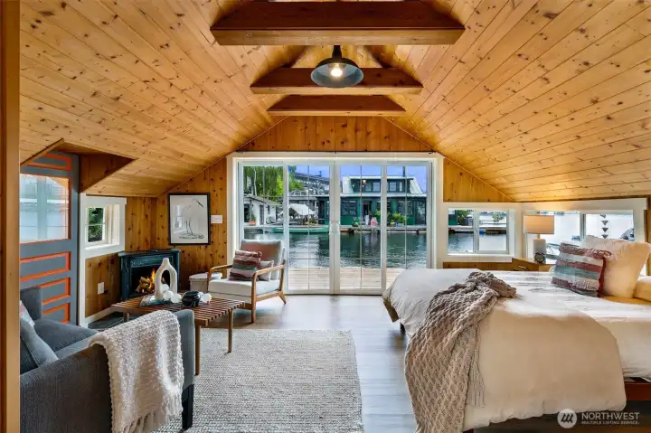 Wonderful view of the water throughout the home
