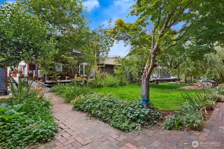 Shared yard