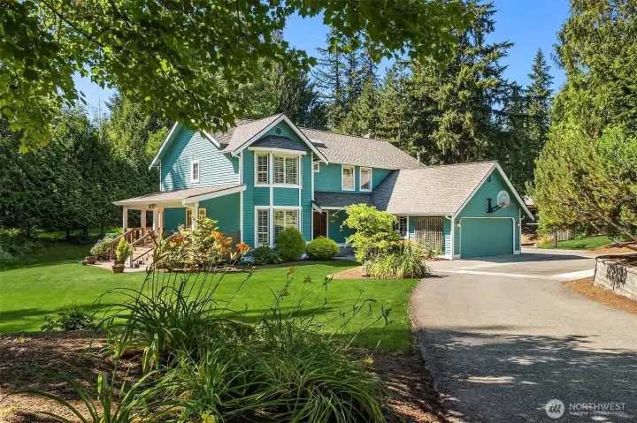 Welcome to this beautifully updated home set on over 1.5 private acres, where thoughtful updates, mature landscaping, and timeless Northwest design create a memorable first impression Welcome to this beautifully updated home set on over 1.5 private acres, where thoughtful updates, mature landscaping, and timeless Northwest design create a memorable first impression