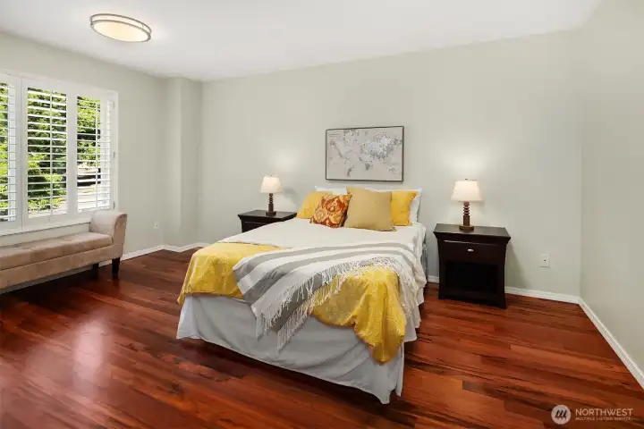 Spacious bedroom with large windows and flexible layout options. Spacious bedroom with large windows and flexible layout options.