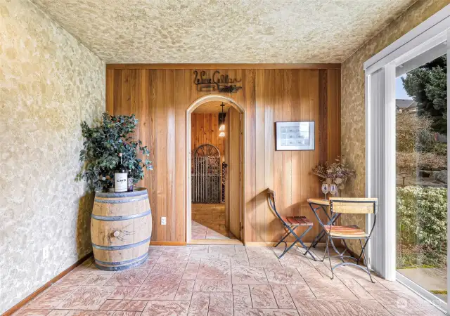 Your very own Wine Cellar - View 3D Walkthrough to see the inside with tons of wine storage