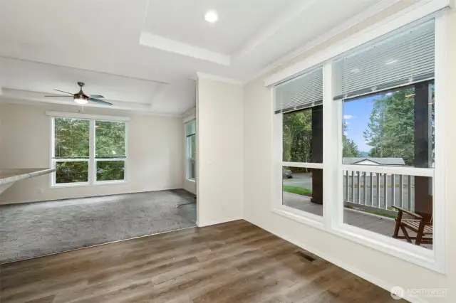 Quality window dressings already installed for you!