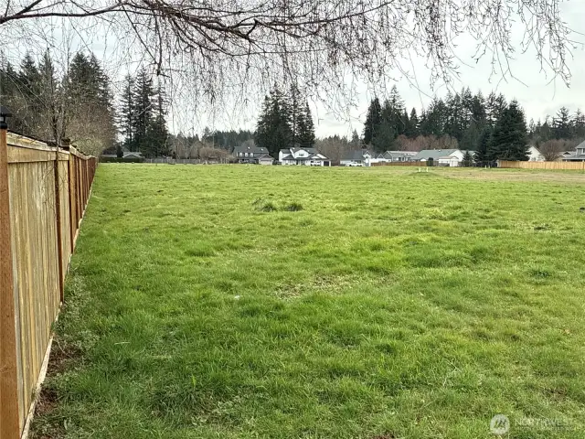 NW corner looking South