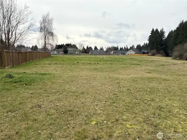 NW corner looking West