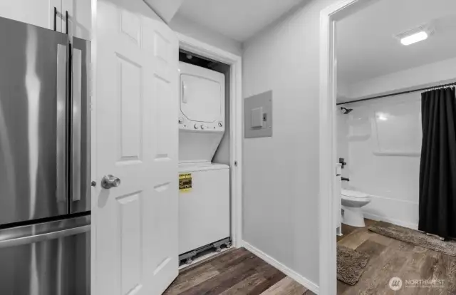 Lower level Washer & Dryer for ADU