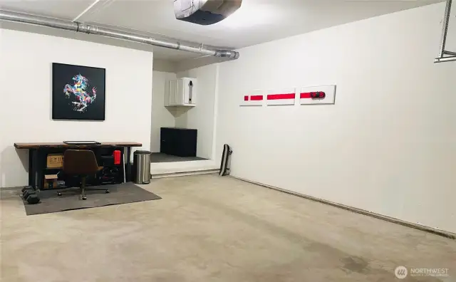 Newly Painted 2 Car Garage
