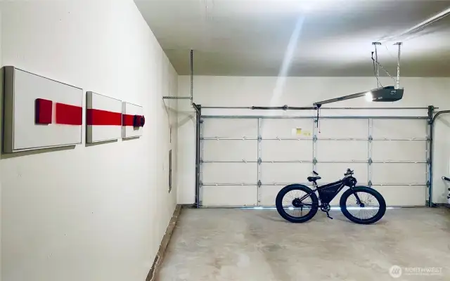 Newly Painted 2 Car Garage