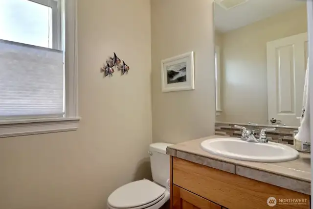 Powder room on main level
