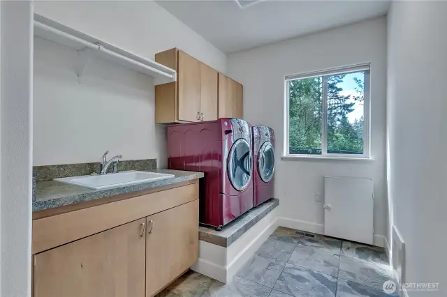 Laundry room with a view!