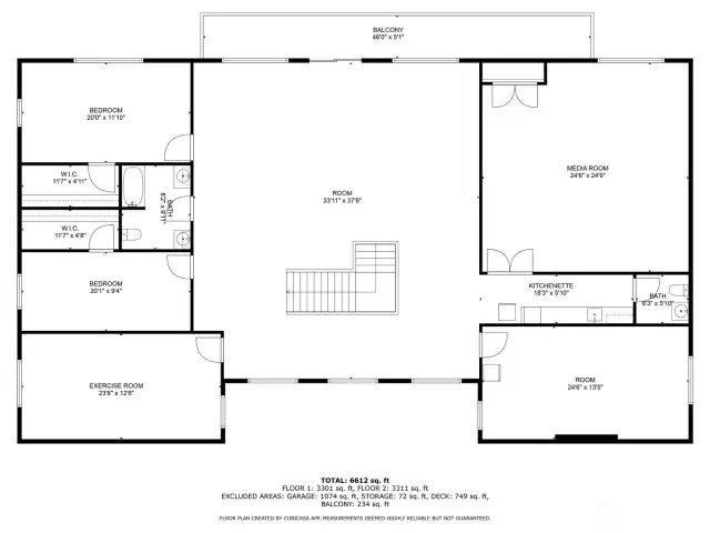 State of art theater room with kitchenette, game space, and more for epic entertaining...all with a view to die for