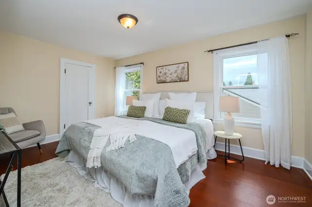 And to the left of the Studio is the spacious Primary Bedroom featuring 2 sizable walk-in closets! This is Bedroom #4!