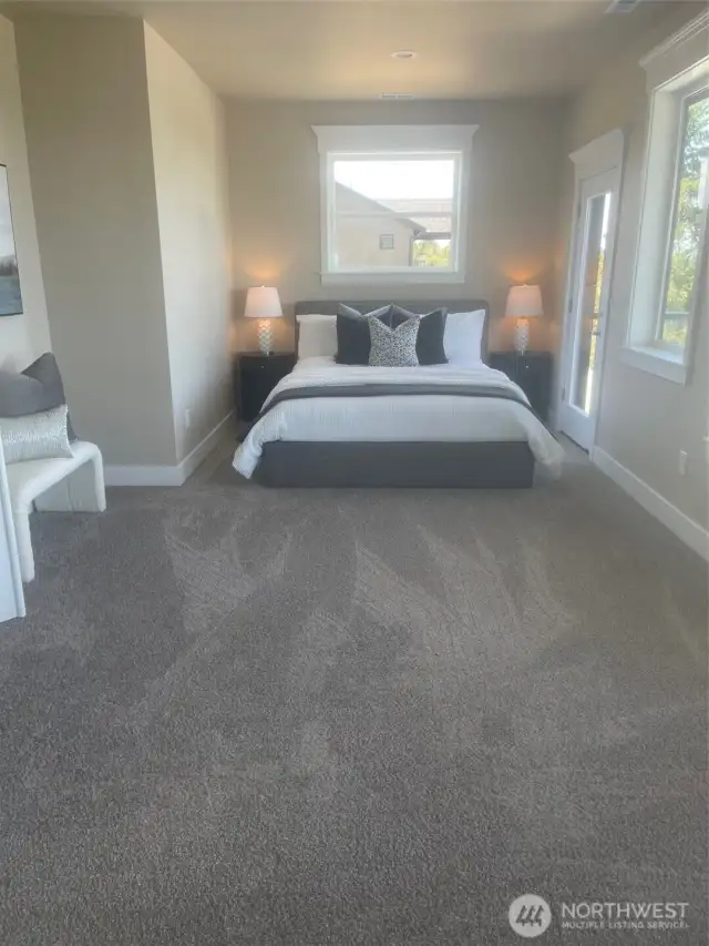 jprimary bedroom staged