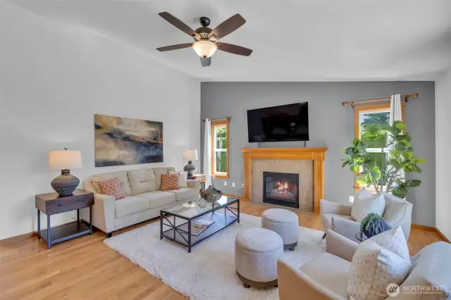 The high ceilings really add to the feeling of space and light
