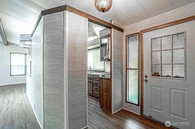 Back side of front door