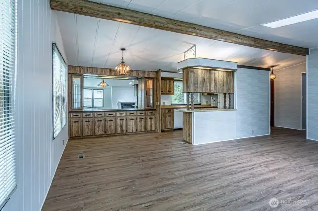 Built in Cabinets with mirror