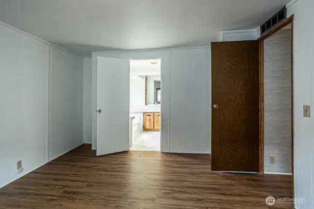 Primary bedroom with bathroom