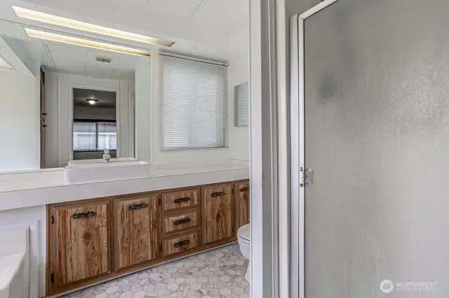 Walk in shower