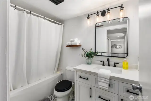 Remodeled bathroom