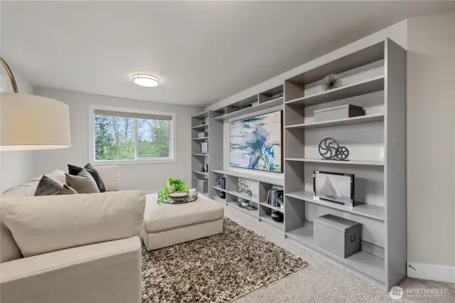 Flexible bonus space – perfect for theater, gaming, or hobbies.