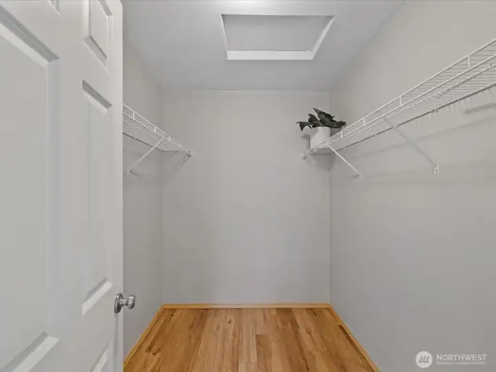 walk in closet for primary