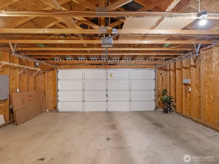 Garage -  smart water sprinkler system on right wallright wa