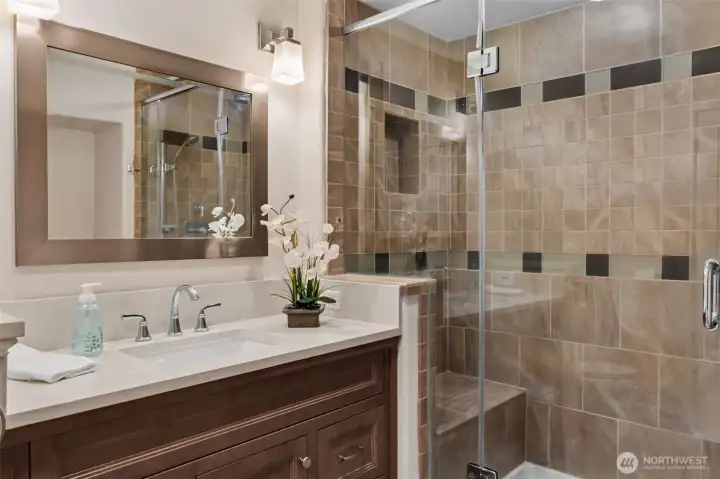 Custom high-end bath in 4th Bedroom