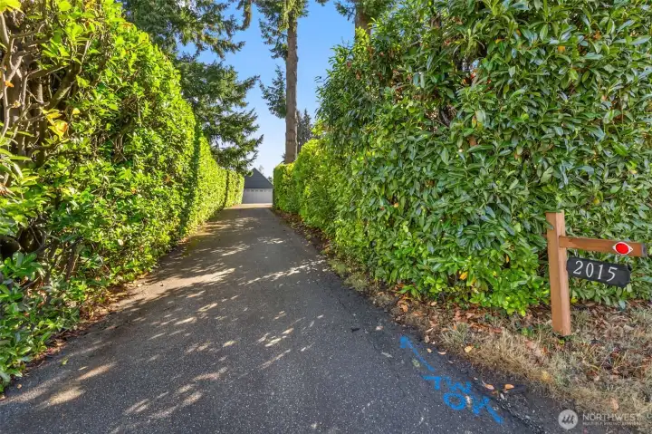 "The long and winding road..." leads you to your 3/4 acre estate!