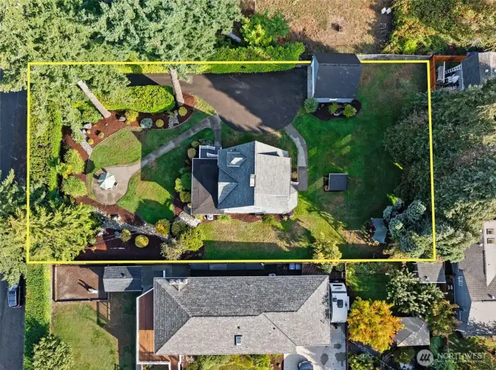 17,100 Square foot lot = 3/4 Acre all yours!