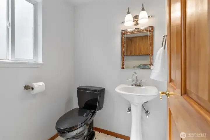1/2 bath for guests.