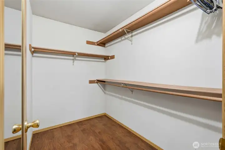 Primary Walk In Closet