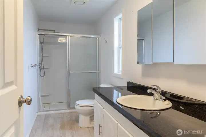 large primary bathroom