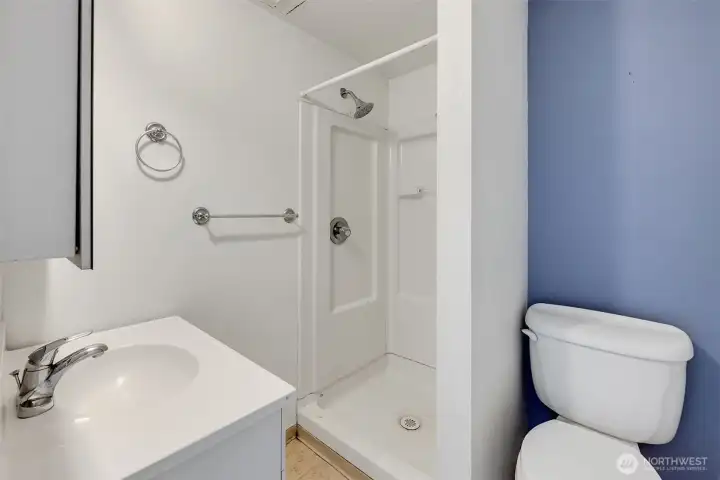 Lower level 3/4 bath