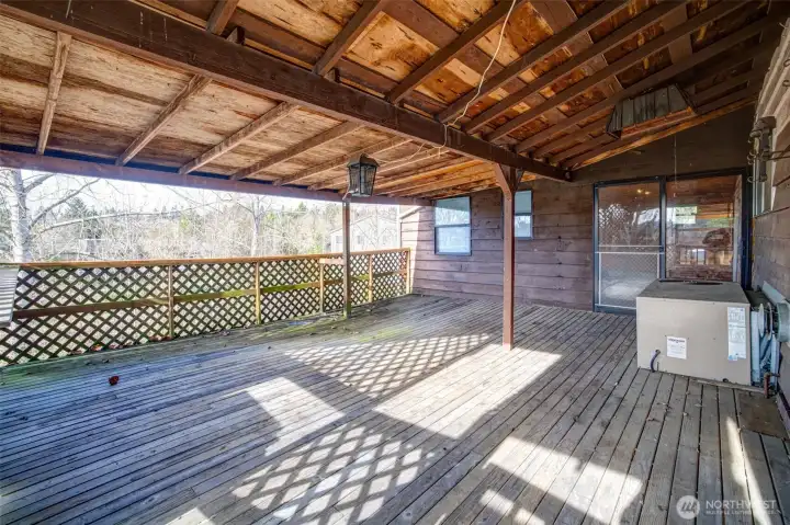 Covered deck could use some TLC