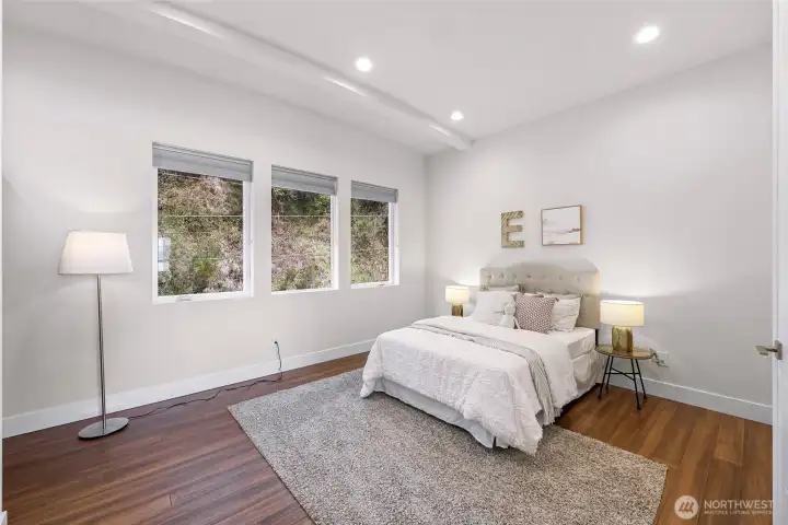 Top floor room was built as a playroom, but can easily be used as a bedroom