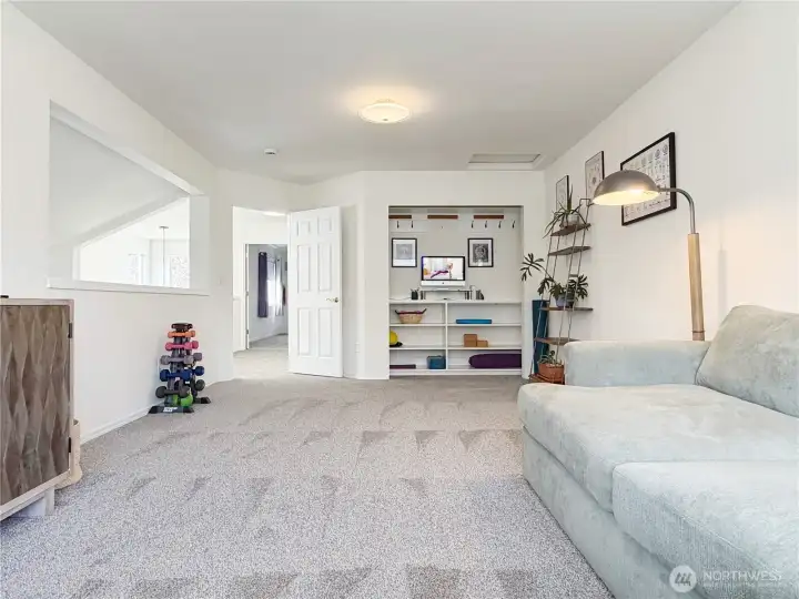 Bedroom #3 / Flex space with custom closet.