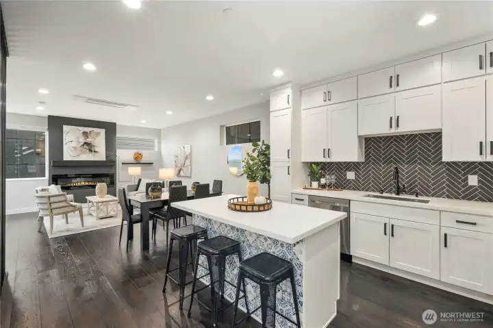 Spacious main level - great for entertaining