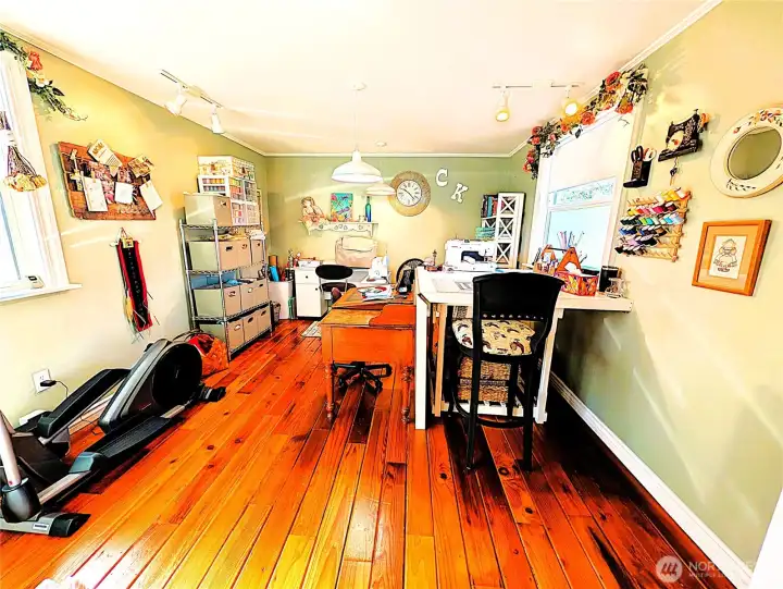 Bonus craft & workout room beyond laundry area