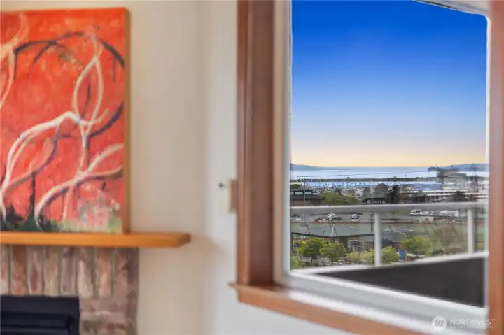 living room north view