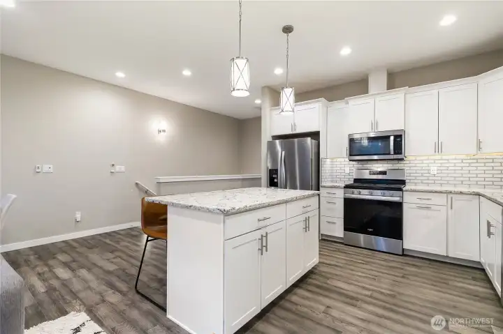 Spacious kitchen perfect for entertaining