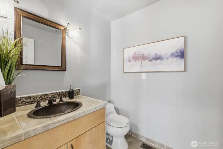Powder room - main floor