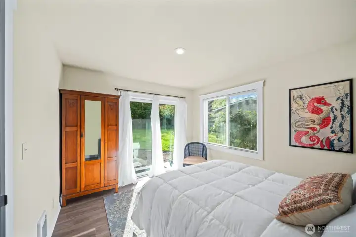 This home is being sold fully furnished, and it has some really cool furnishings.
