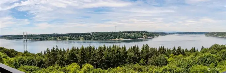 Gaze from the Black Hills in Olympia past the Narrows, Gig Harbor, Pt. Defiance, Olympic Mountains & beyond!  Where can you find an expanse this magnificent, especially with western exposure?