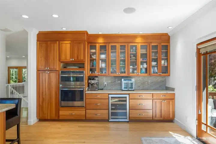 Plenty of cabinet space and room for all your small appliances!