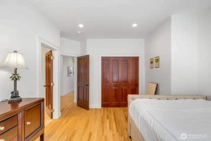 These bedrooms are very spacious.