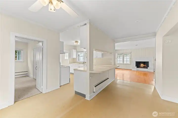 Kitchen to living room