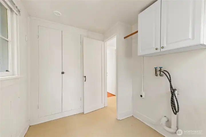 Laundry Area and Back door