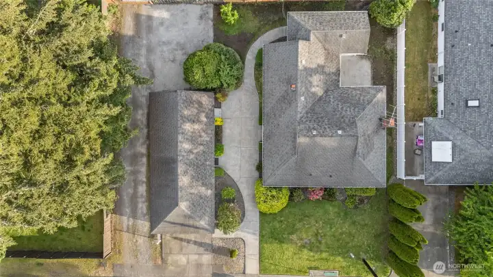 Overhead view