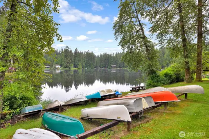 Beautiful Lake Marcel perfect for a calm paddle in your canoe or kayak