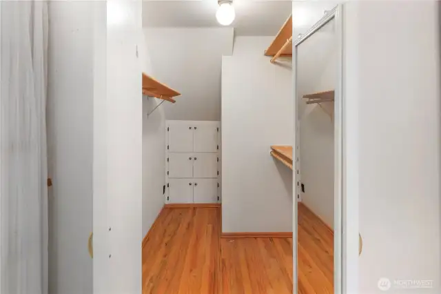 Master Walk-in Closet